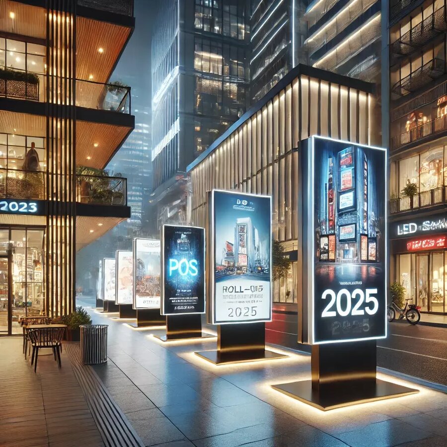 Trends in illuminated advertising design for 2025